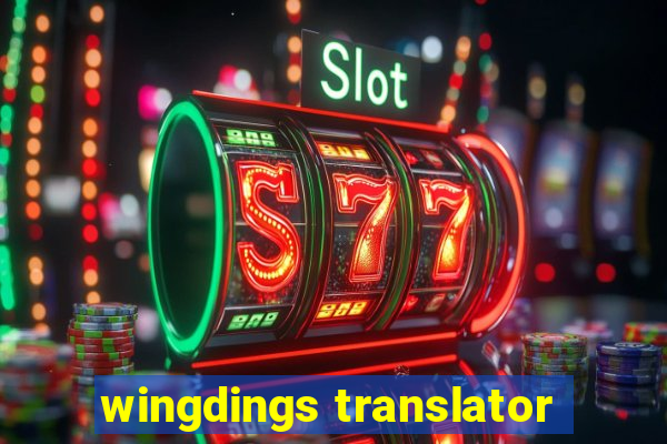 wingdings translator